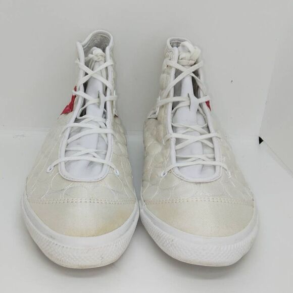 Converse One Star United Bamboo Mens Pre-owned White Quilted Sneakers-sz. 10 1/2 - Picture 2 of 6